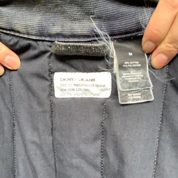 DKNY Colorblock Denim Jacket - Picture 5 of 5